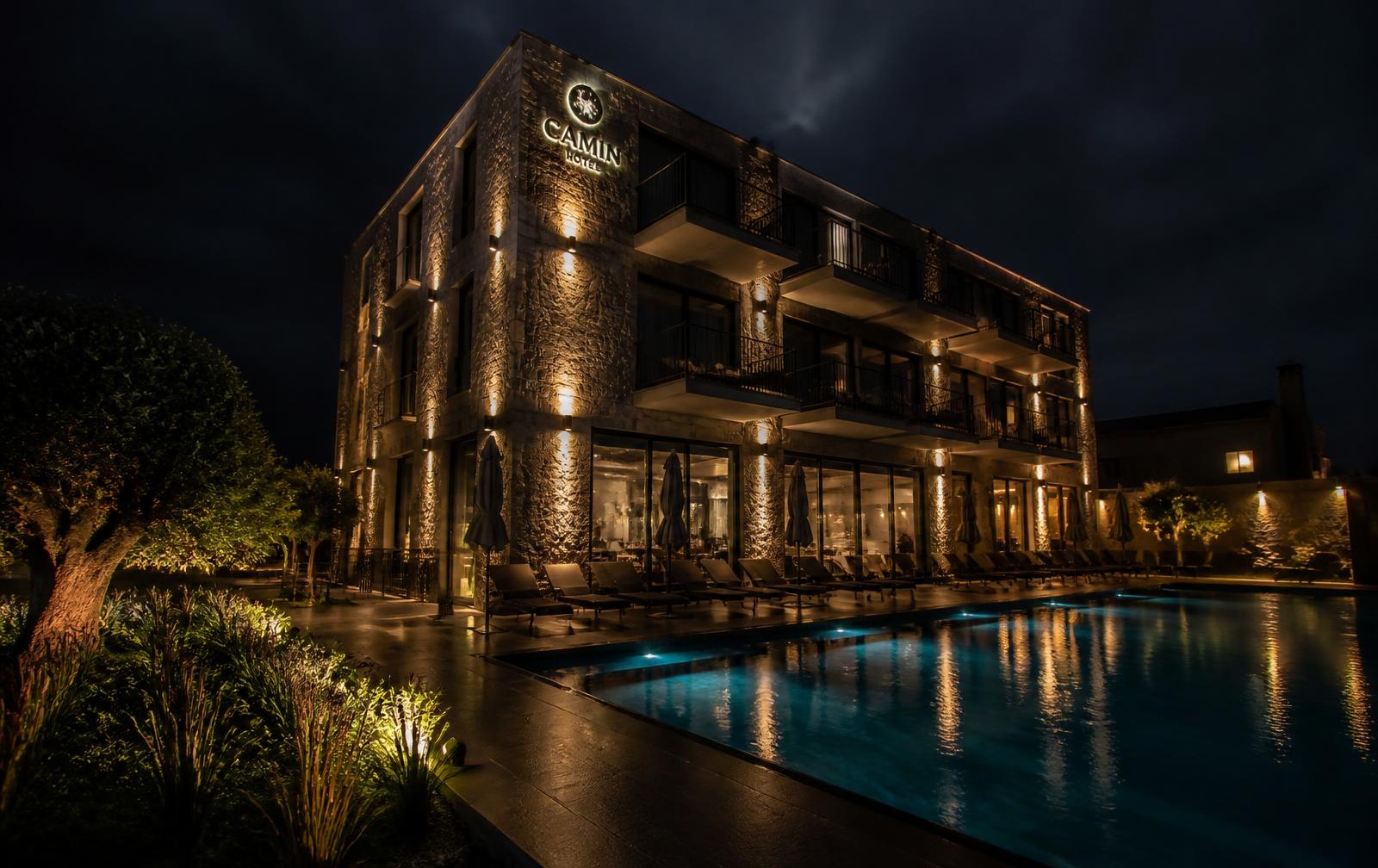 Asher Hotel — Solar Hot Water, Electrical & Decorative Lighting